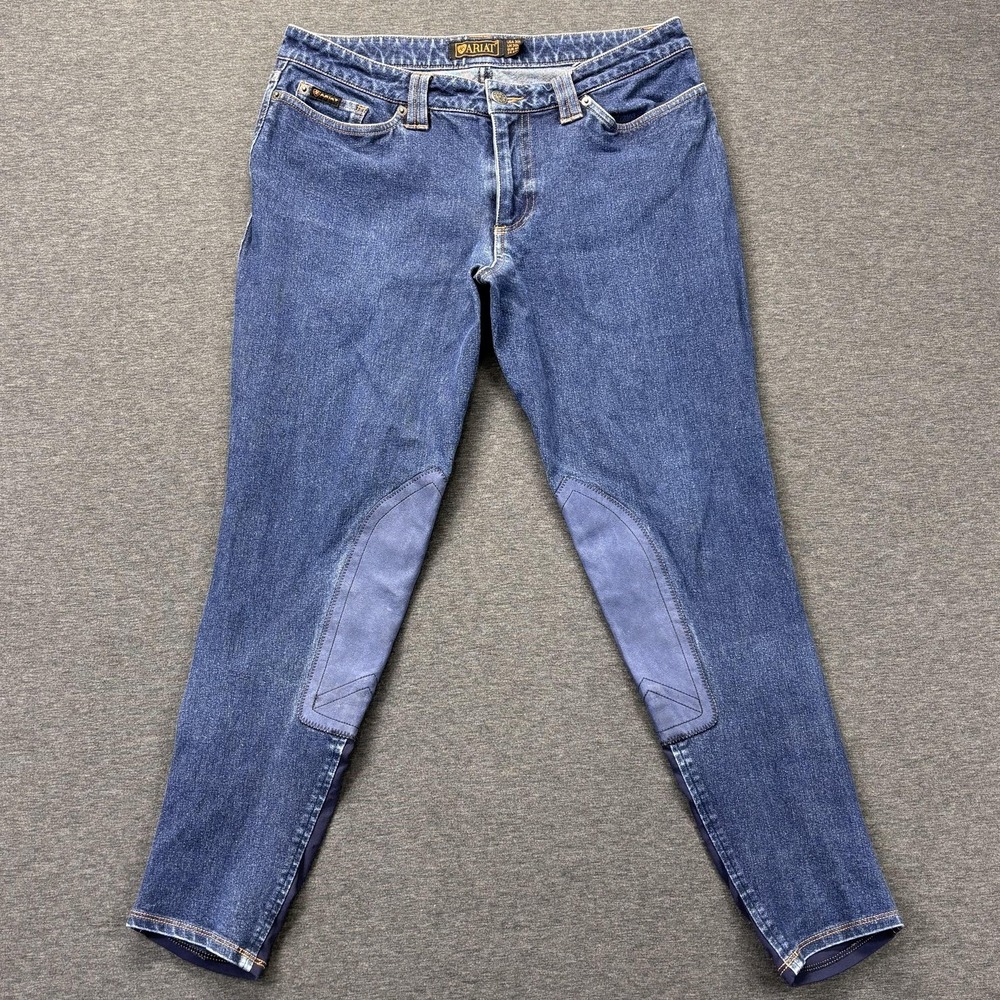 Ariat Tek Denim Jeans‎ Womens 30L Blue Riding Skinny Stretch 30x26 Equestrian